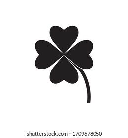 Leaf clover sign icon design , saint patrick symbol icon 