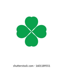 Leaf clover sign icon.saint patrick symbol.design illustration