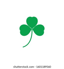 Leaf clover sign icon.saint patrick symbol.design illustration