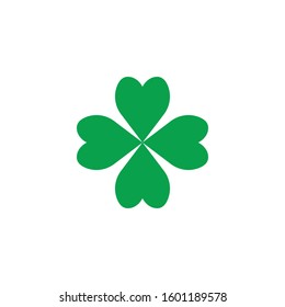 Leaf clover sign icon.saint patrick symbol.design illustration