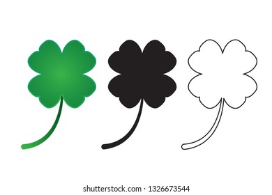 leaf clover, vector design