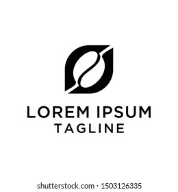 Leaf Coffe Logo Design Template