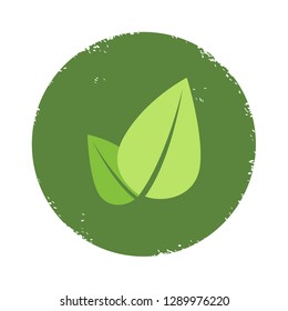 Leaf concept on a white background, Vector illustration