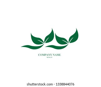 Leaf Creative Concept Logo Design Template - Vector
