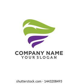 Leaf Creative Concept Logo Design Template