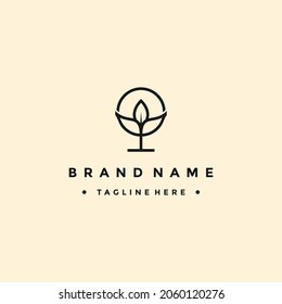 Leaf Creative Concept Logo Design Template