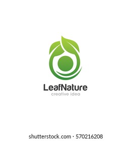Leaf Creative Concept Logo Design Template