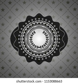 leaf crown icon inside black badge