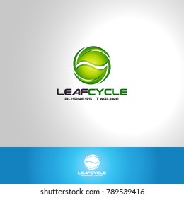 Leaf Cycle - Nature Logo Template