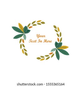leaf decoration vector illustration background  design