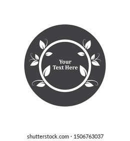leaf decoration vector illustration design
