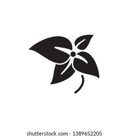 leaf design icon logo template