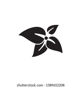 leaf design icon logo template
