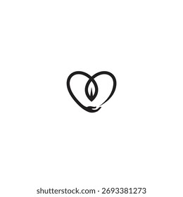 Logotipo de diseño de hojas Tecnología de 1 elemento