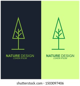 Leaf design logo Template. Green Nature Icon  Design