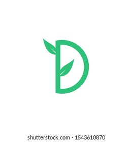Leaf design logo Template. Green Nature Icon Design.