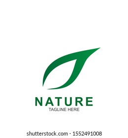 Leaf design logo Template. Green Nature Icon  Design