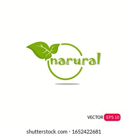 Plantilla de logotipo de diseño de hoja. Icono de la naturaleza verde Vector de los pasos 10. para su negocio