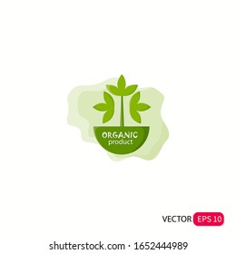 Plantilla de logotipo de diseño de hoja. Icono de la naturaleza verde Vector de los pasos 10. para su negocio