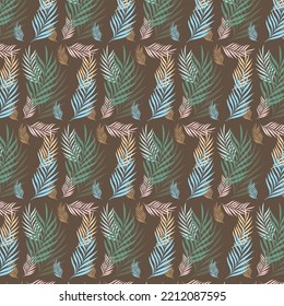 Leaf design pattern can be used for pattern, clothes, wallapapper design needs