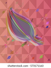 leaf design texture