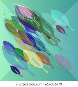 leaf design vector
