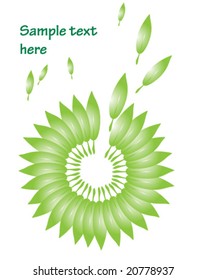 Leaf design vector illustration 1