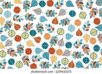 Leaf and diamond pattern colorful vector graphic illustration design wallpaper background collection