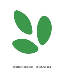 Leaf doodle, illustration, simple, minimalist, hand-drawn, playful, clean, cute, aesthetic and friendly