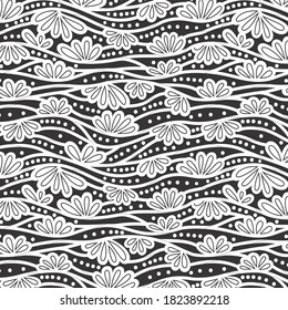 leaf and dot pattern  for fabric and background or tile use