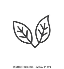 leaf eco friendly icon vector concept design template