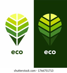 Vorlage für das ökologische Umweltzeichen von Leaf
