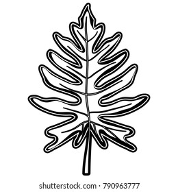 Leaf eco symbol