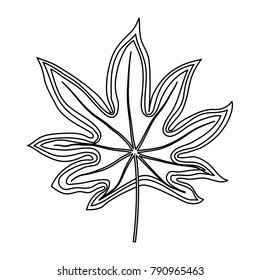 Leaf eco symbol