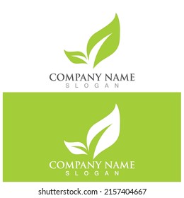 leaf ecology  icon vector illustration template design