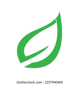 diseño de ilustraciones vectoriales de iconos de ecología de hoja