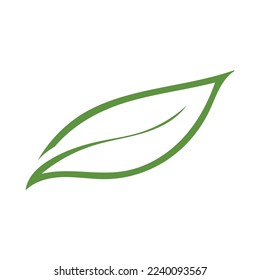 leaf ecology  icon vector illustration template design