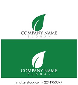 leaf ecology  icon vector illustration template design