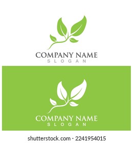 leaf ecology  icon vector illustration template design