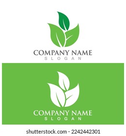 leaf ecology  icon vector illustration template design