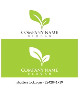 leaf ecology  icon vector illustration template design