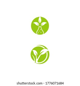 Leaf  ecology Logo Template vector symbol nature