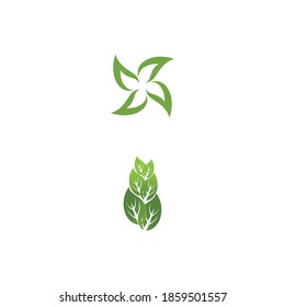 Leaf  ecology Logo Template vector symbol nature