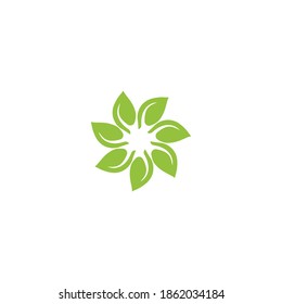 Leaf  ecology Logo Template vector symbol nature