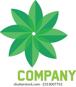 Leaf Ökologie Naturelement Symbole Vektordatei.