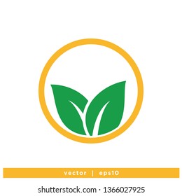 Leaf Ecology Nature Logo Element - Vector