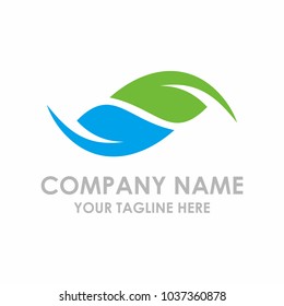 Leaf Elegant Line Logo Icon