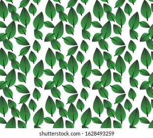 Leaf element pattern design background