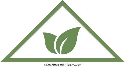 Leaf Elements World Environment Day Icon for template design
