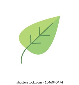 leaf environment green energy icon vector illustration